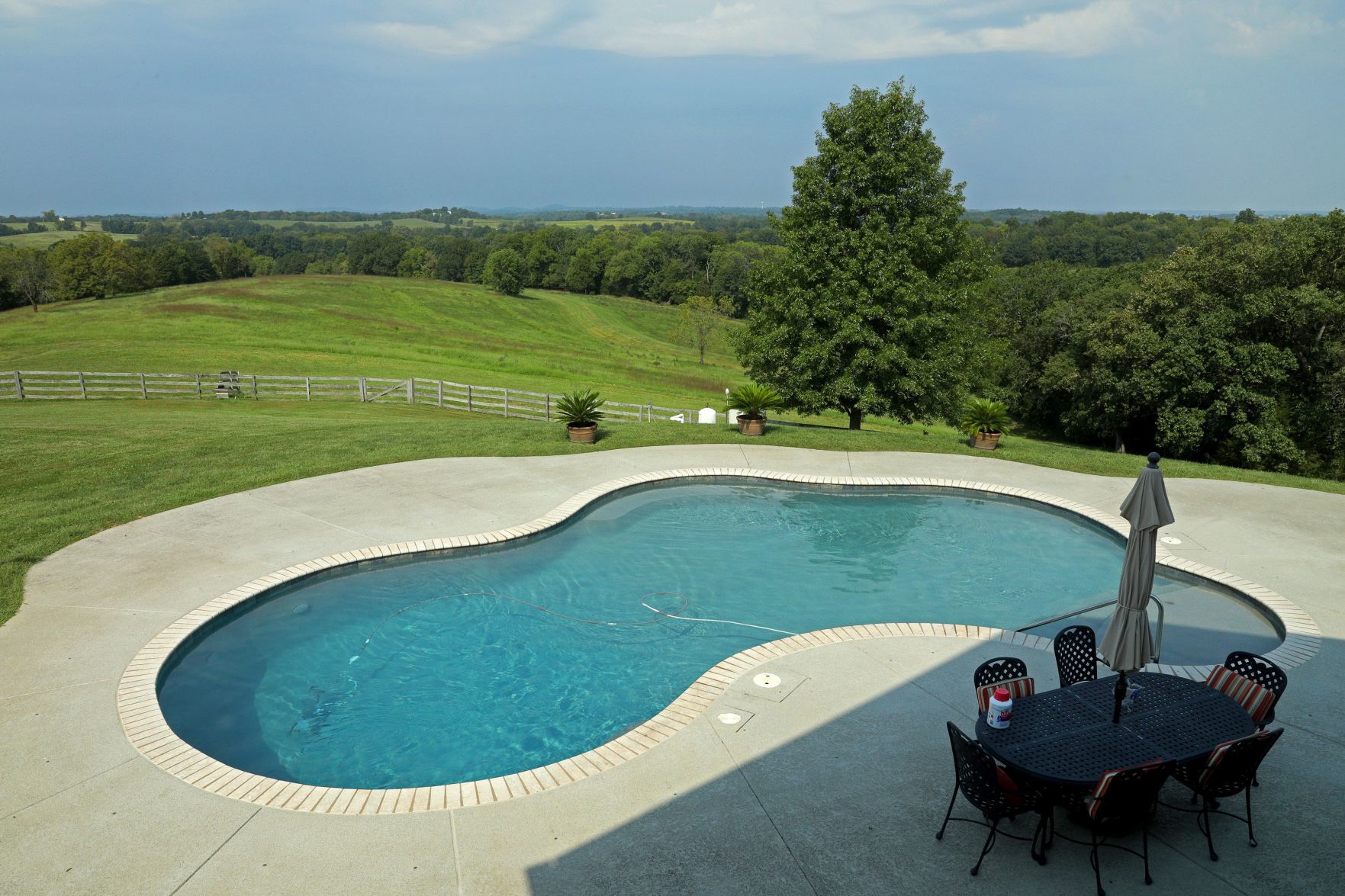 At home: Ron Brown's Franklin County ranch